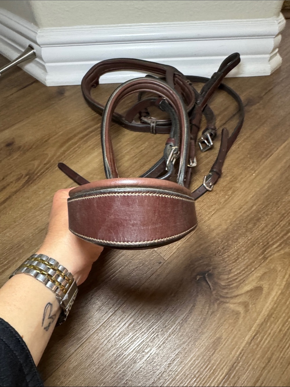 🐴 Equipe Full/Horse Bridle w/Patent Leather Accents. 🐴 - Picture 5 of 9